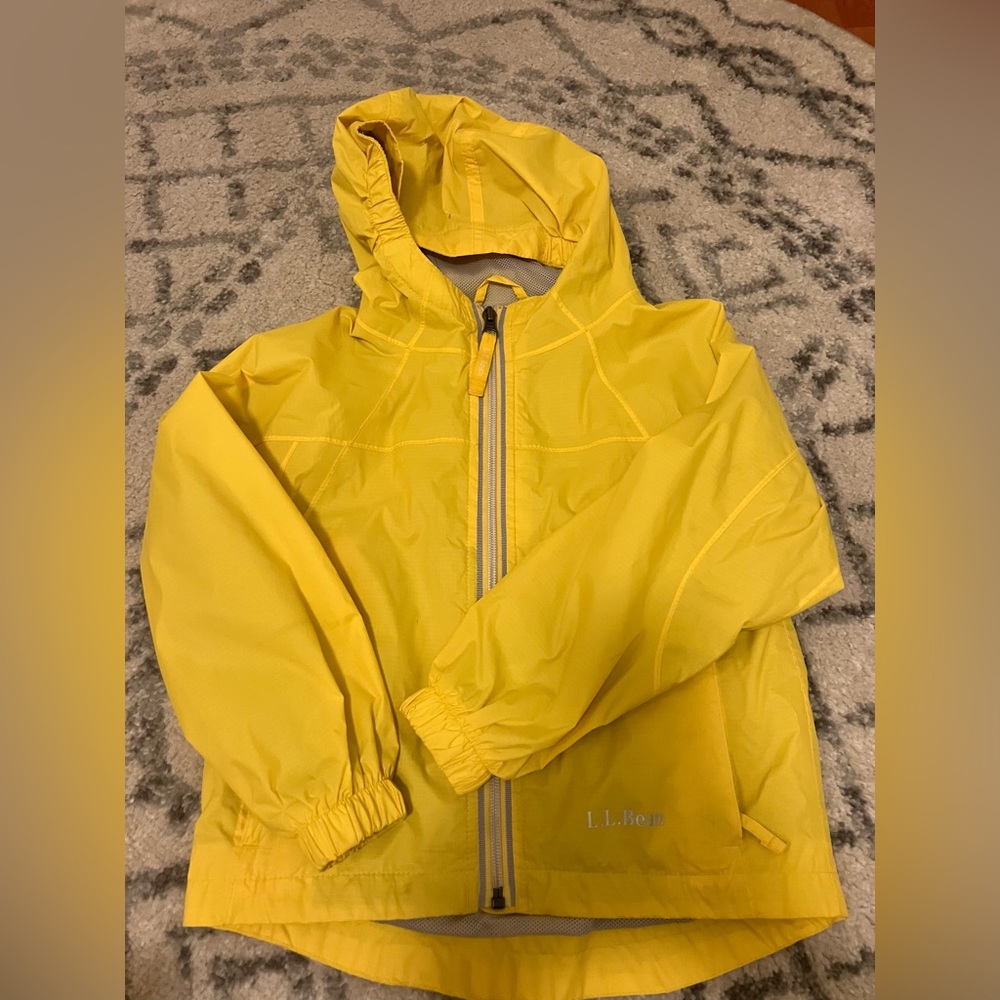 Toddler 4t Yellow L.L. Bean rain jacket